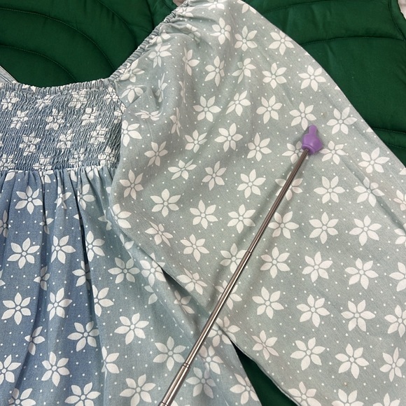 NWT Billabong X Wrangler collab denim floral mini dress. Size S. - Picture 16 of 16